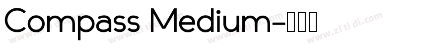 Compass Medium字体转换